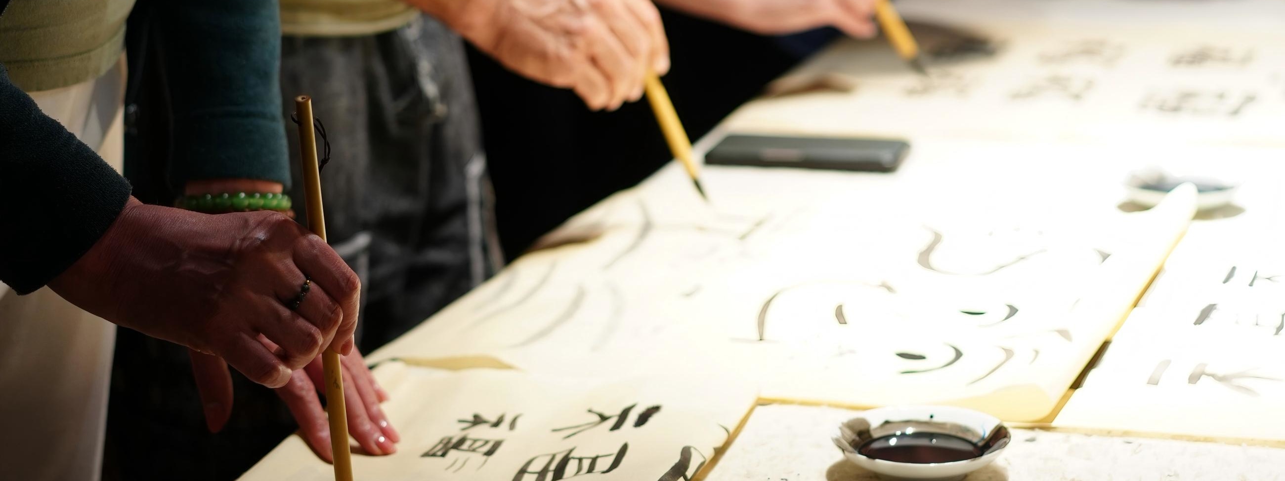 Chinese Calligraphy Experience in Beijing Hutong