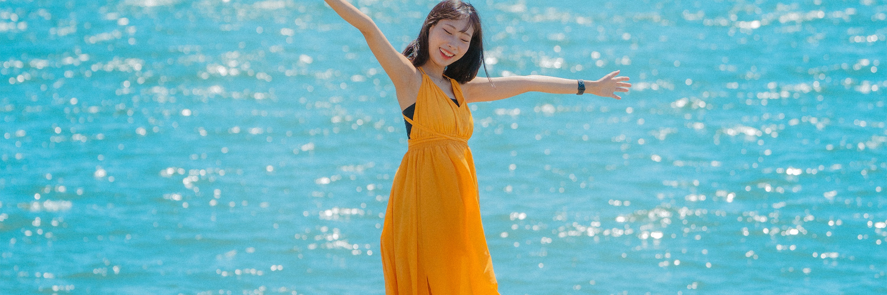 松島海水浴場波光粼粼