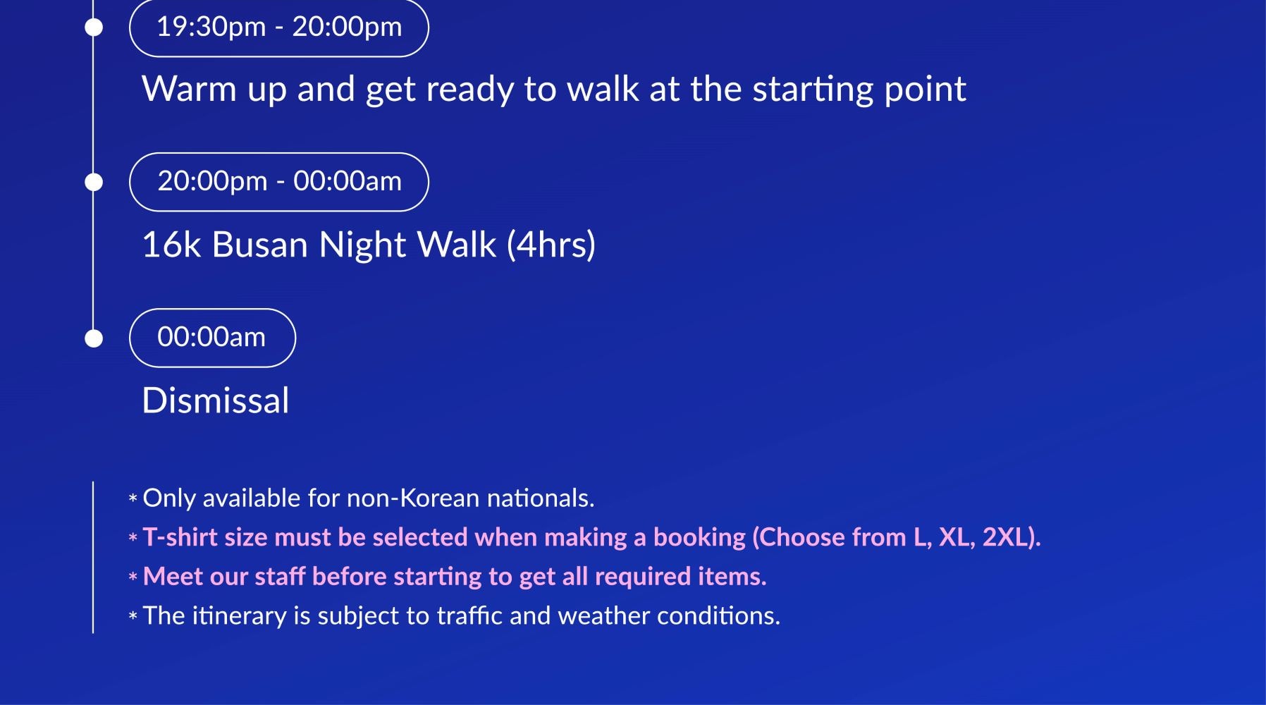 2025 Night Walk Challenge: Seoul Han River 14K & Busan Coastline 16K