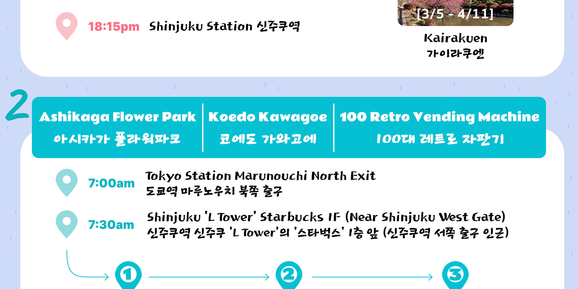 季節限定: 國營常陸海濱公園 & 足利花卉公園一日遊 (東京出發)