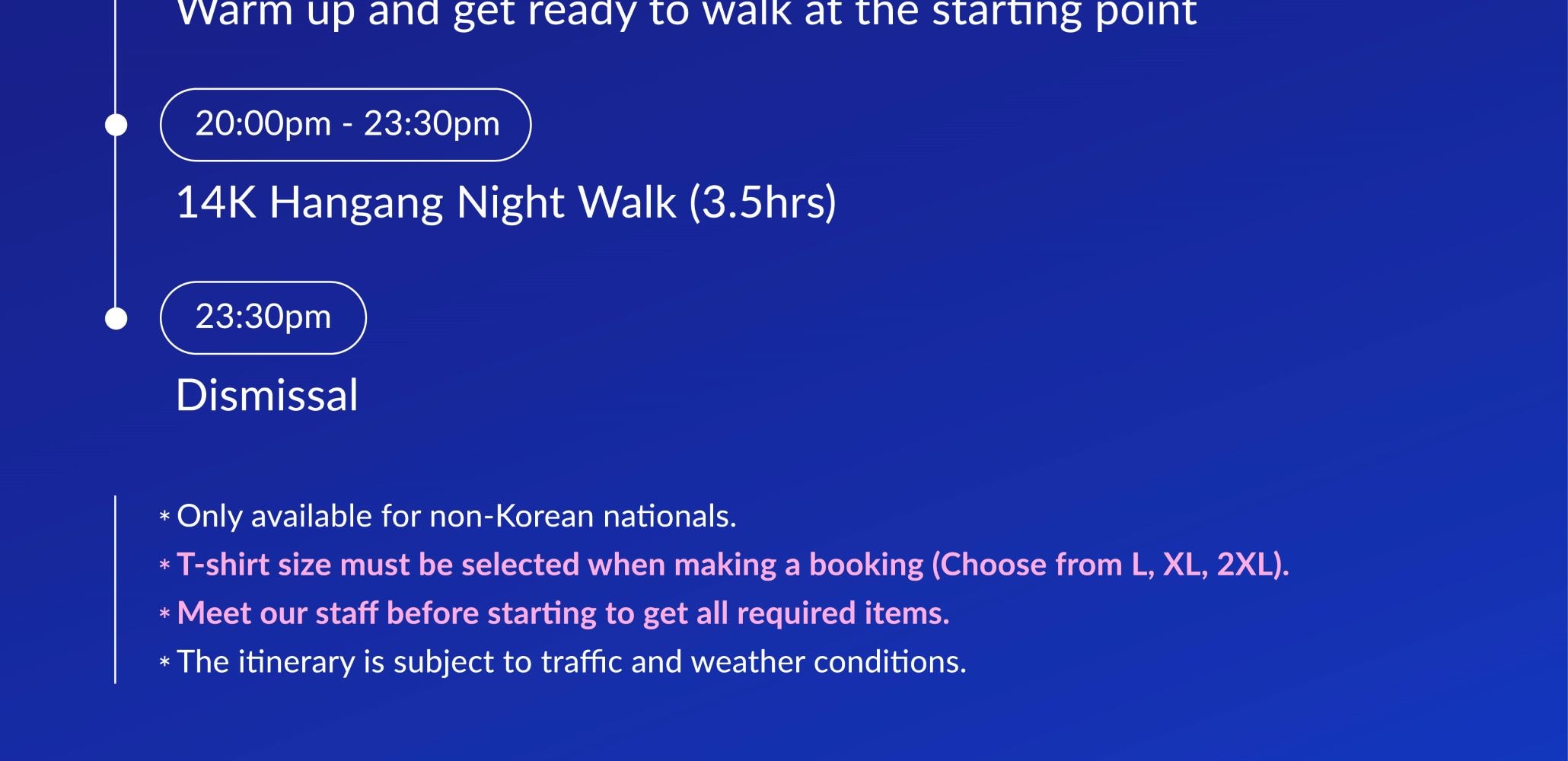 2025 Night Walk Challenge: Seoul Han River 14K & Busan Coastline 16K