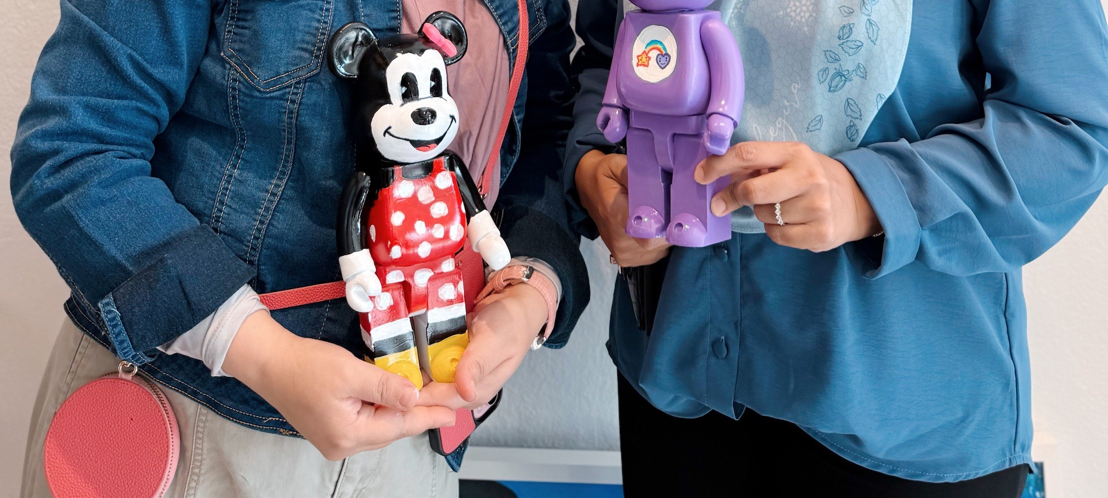 Minnie Mouse and Carebear