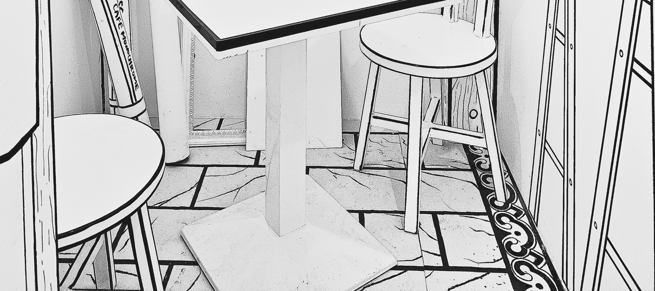 Cafe Monochrome in Singapore
