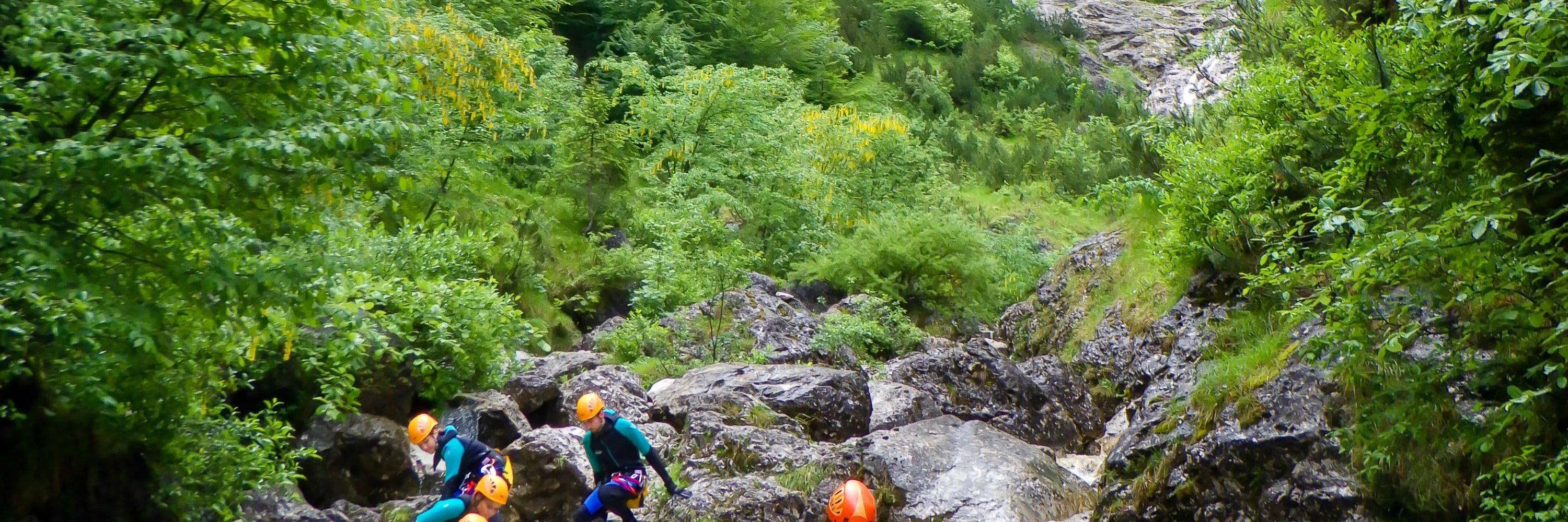 Extreme canyoning in Triglav national park
