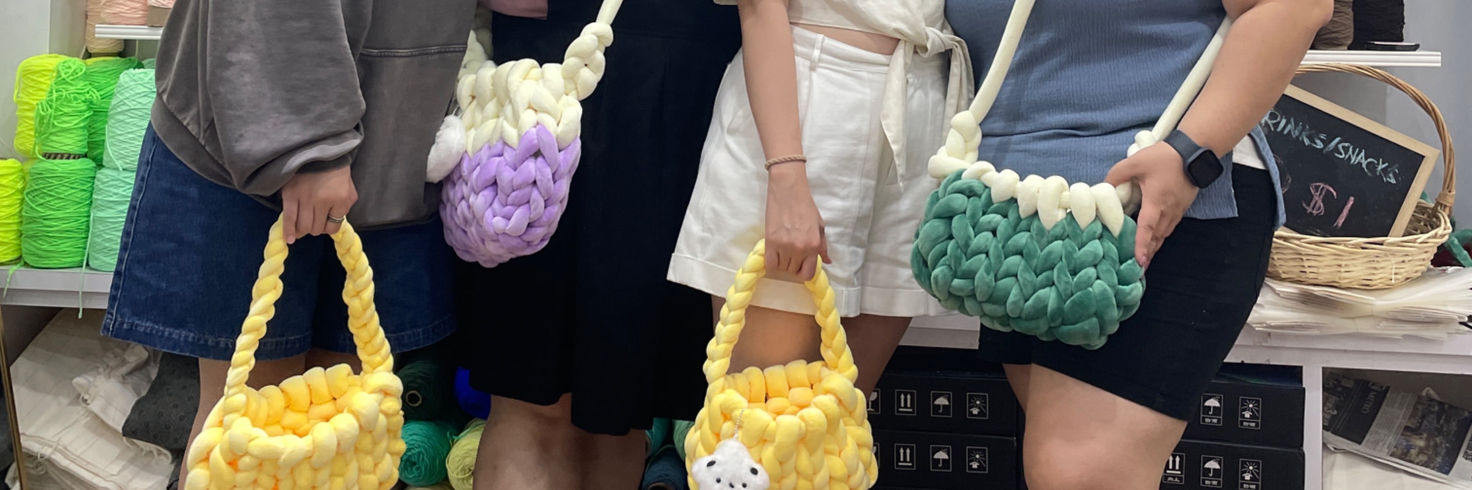 新加坡手工編織天鵝絨包工作坊