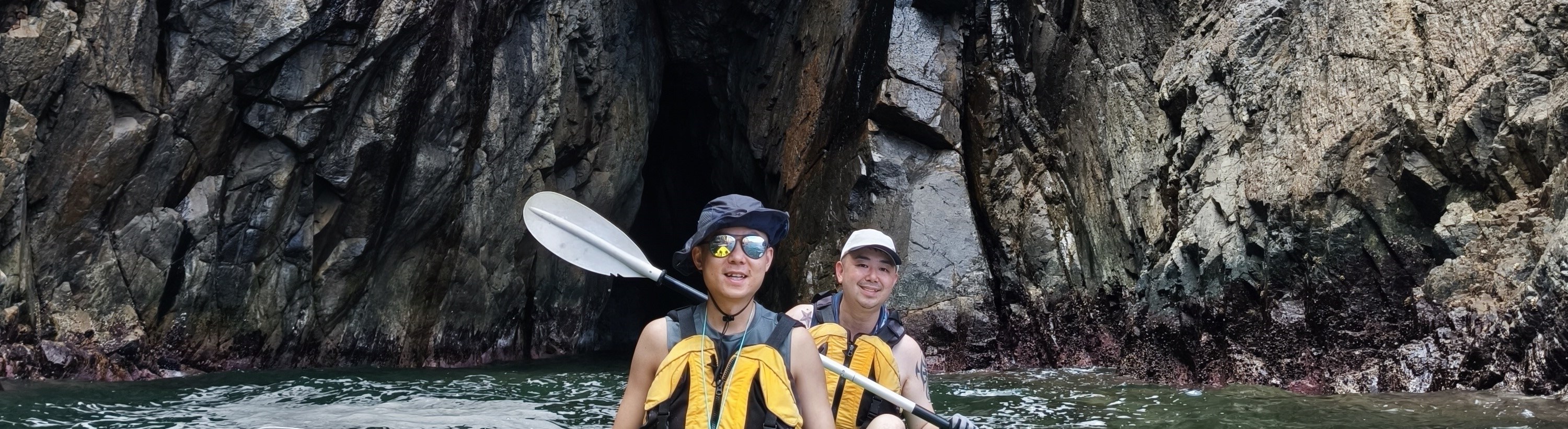 香港東龍島獨木舟探索特色洞穴生態團