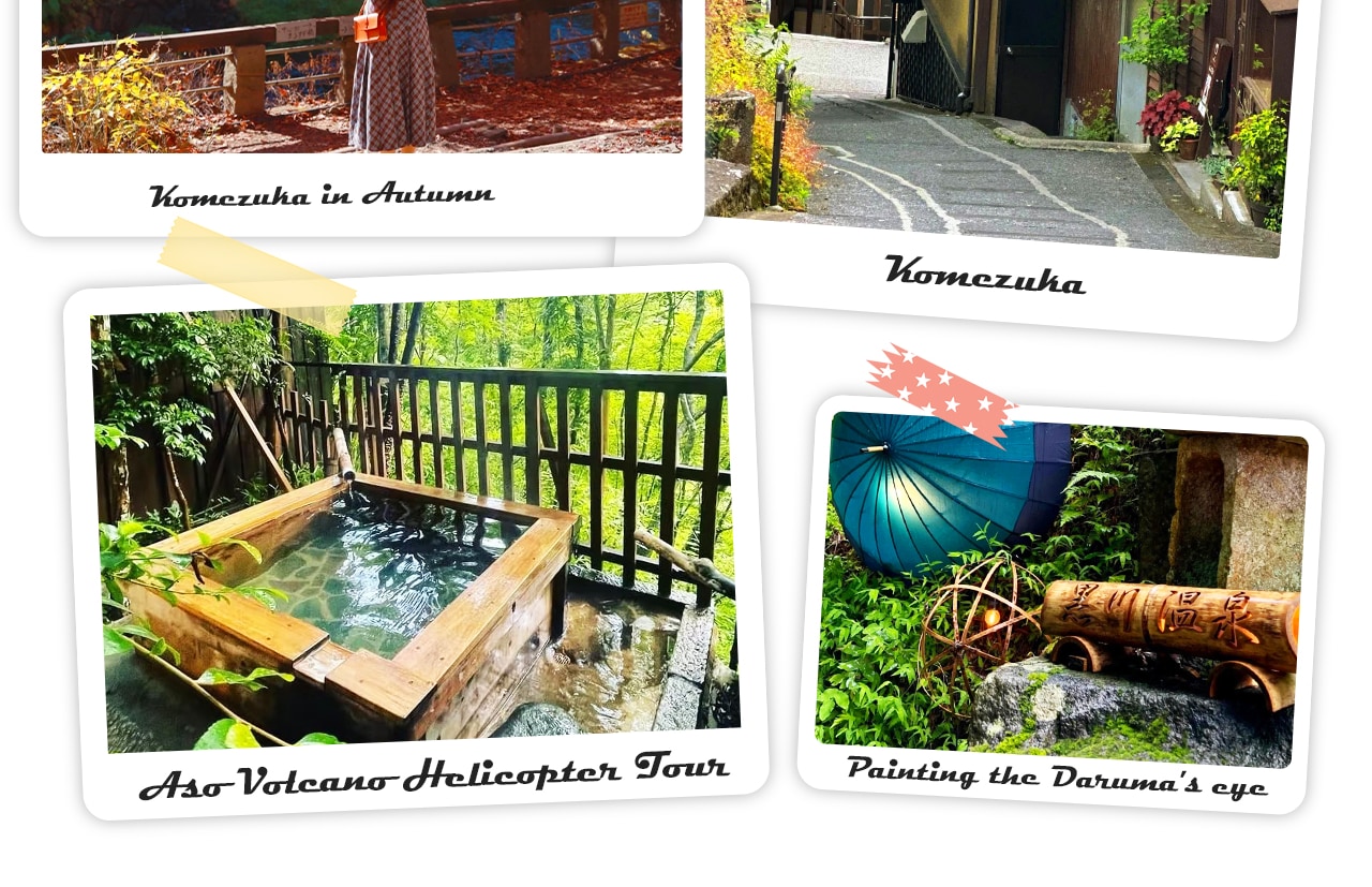 黑川溫泉是被群山環抱的古樸溫泉小鎮，沿河漫步或泡露天溫泉，都能享受寧靜與身心放鬆