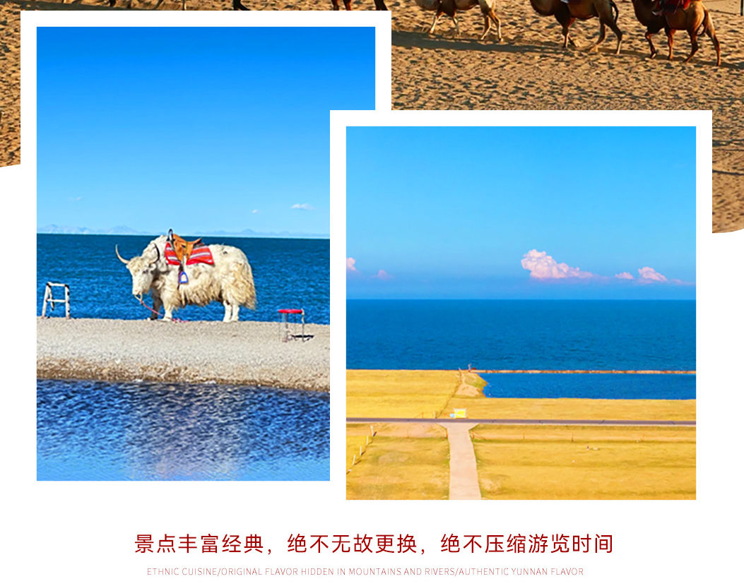 漫遊西北 ·  青甘大環線7日遊（支持外賓報名+嚴選4/5鑽酒店+沙漠露營+24小時接送機+無人機航拍+當地民俗體驗）