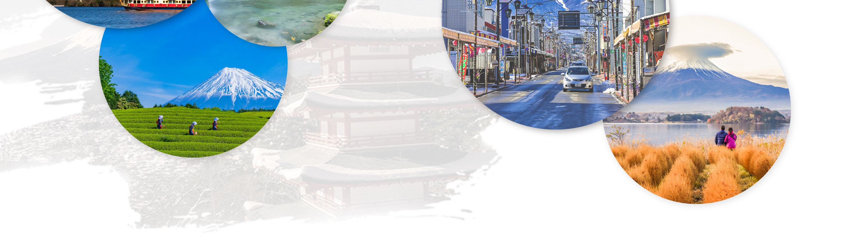 富士山 & 箱根: 富士山五合目/河口湖/大石公園/忍野八海/大涌谷/大淵笹場/雕刻之森美術館/箱根纜車/海賊船 (中/英/韓語導遊)