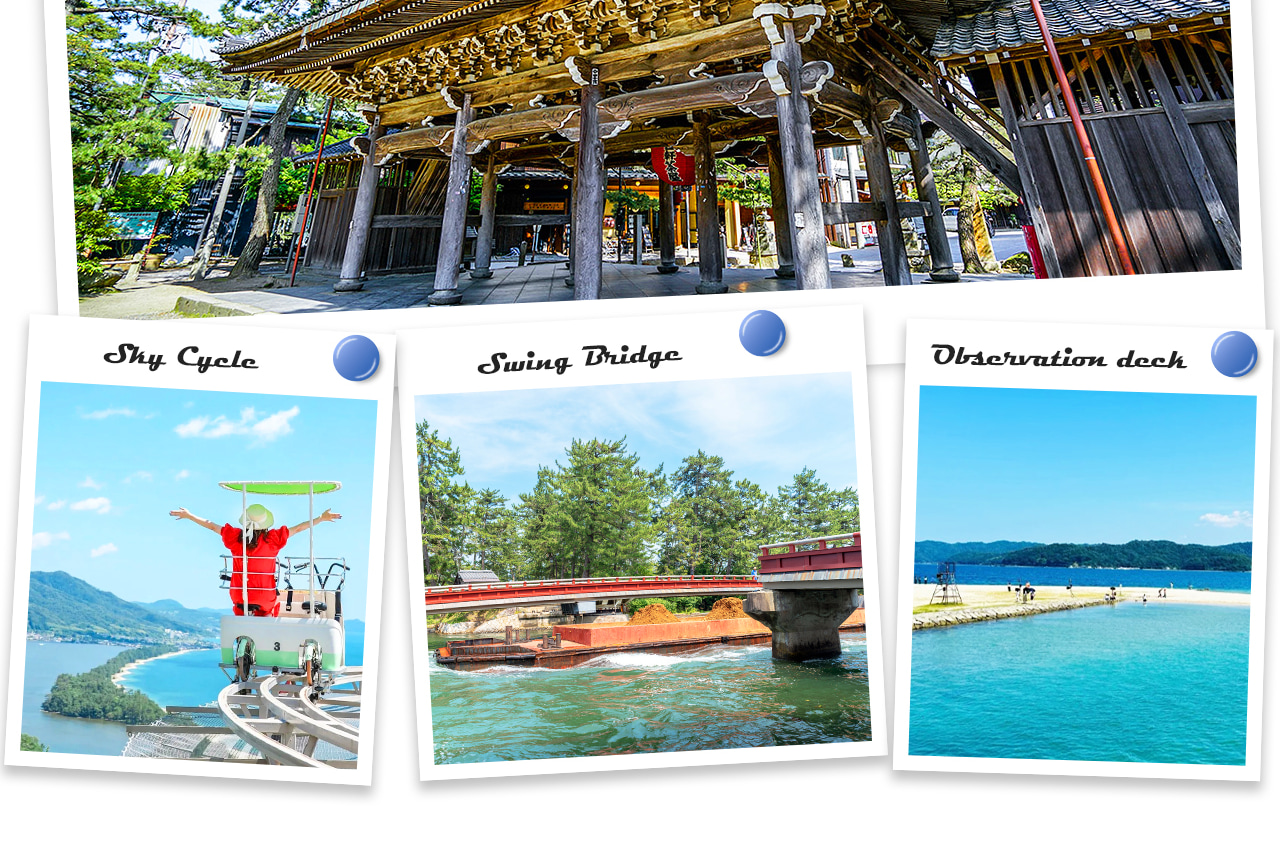 冬日的天橋立被白雪點綴,如飛龍臥海,靜謐中展現日本三景的絕美氣勢。 冬日的天橋立被白雪點綴,如飛龍臥海,靜謐中展現日本三景的絕美氣勢。