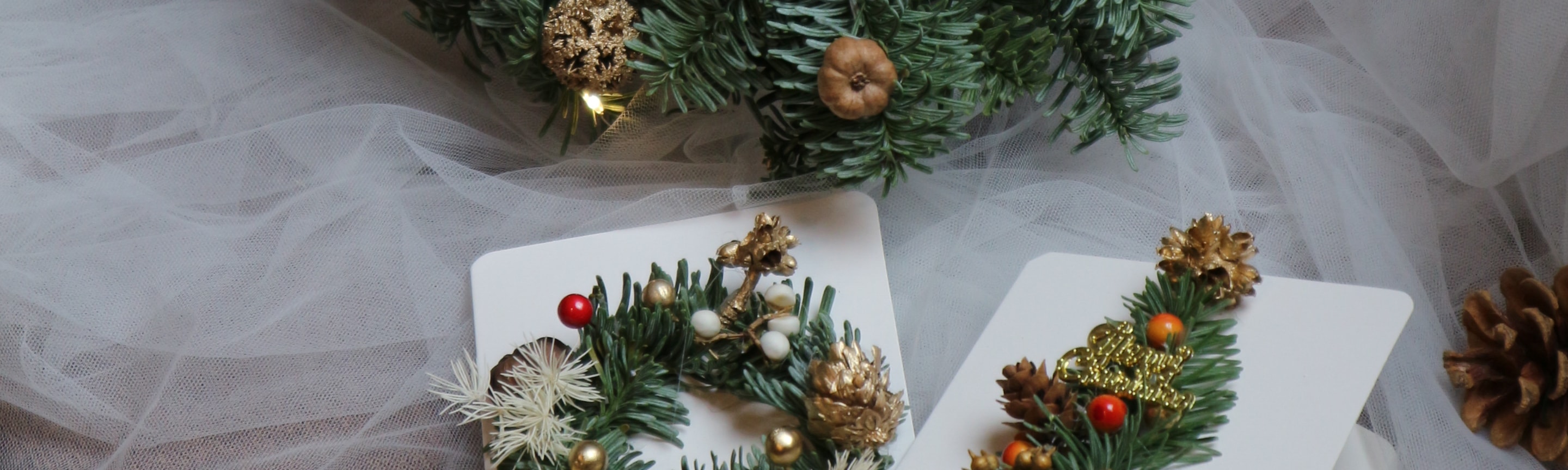 Myosotis Flower Mini Christmas Tree Workshop