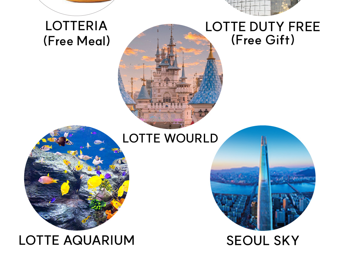 南怡島 & 樂天世界一日遊（含免費餐券和禮品）
