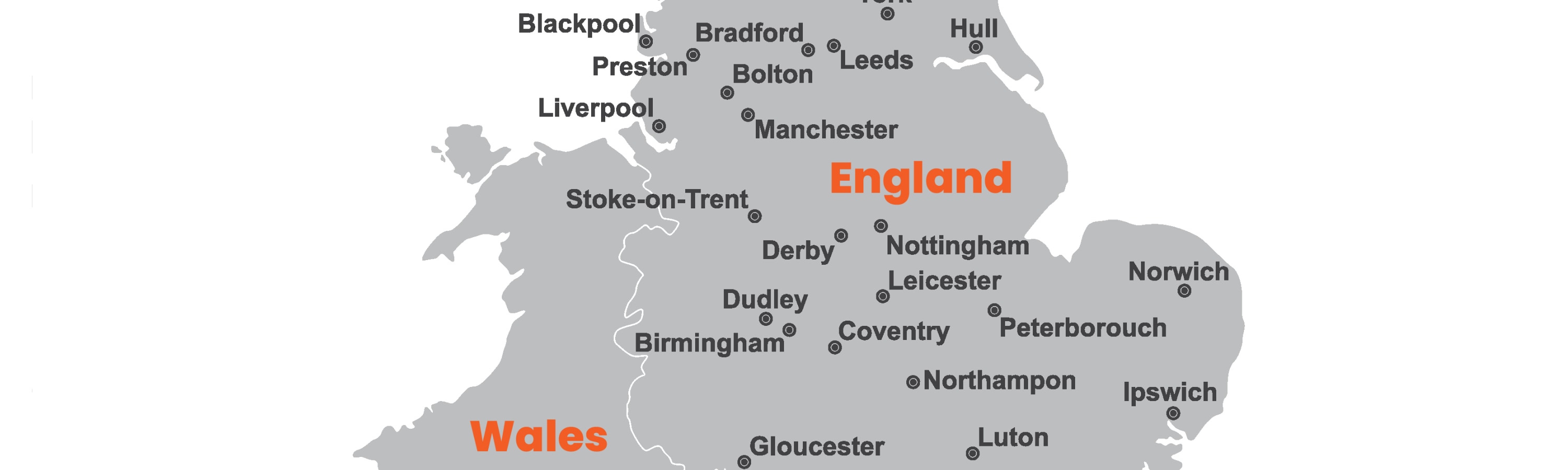 BritRail Pass route map