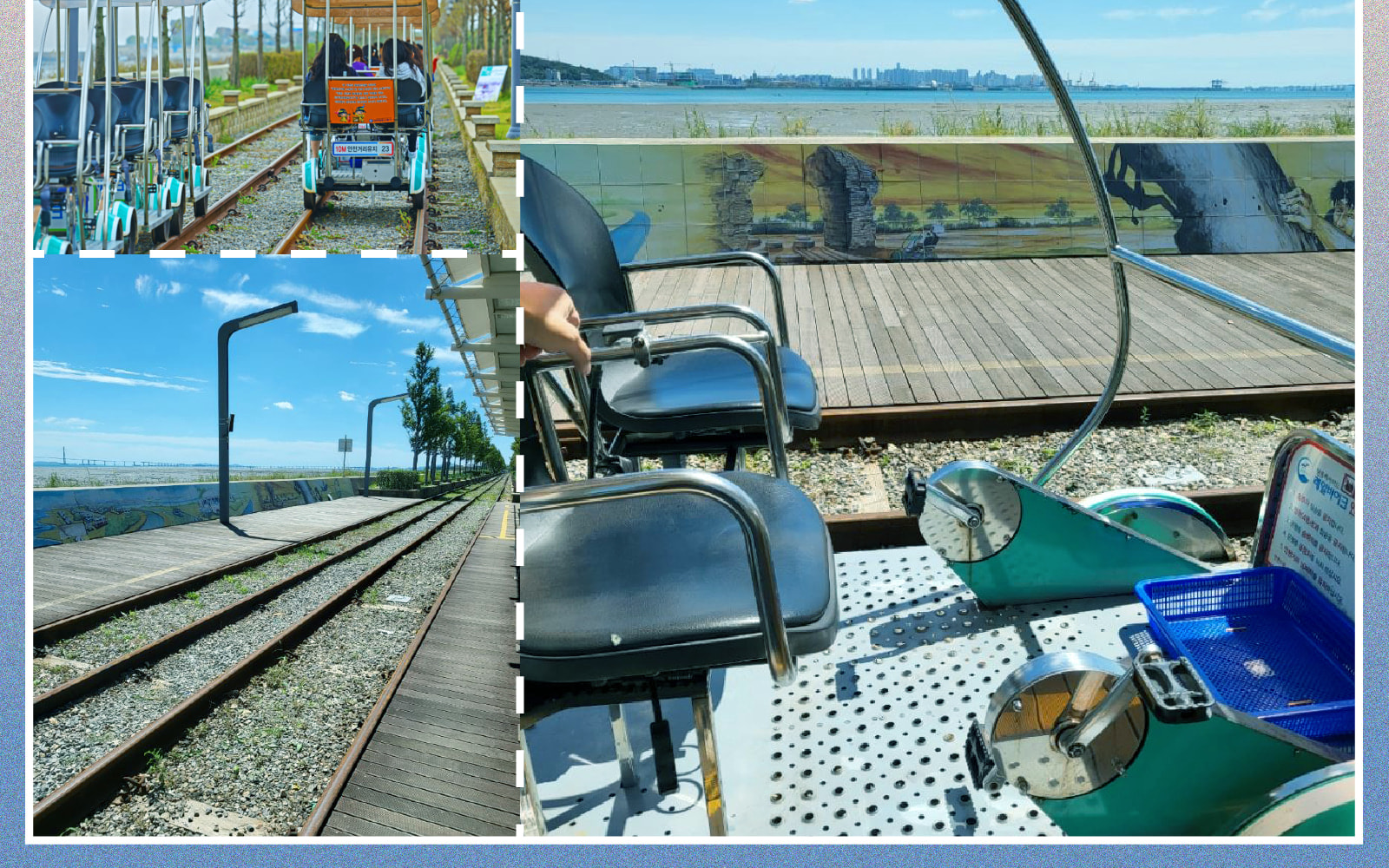 仁川餵海鷗／海邊鐵道自行車／Inspire／月尾島列車