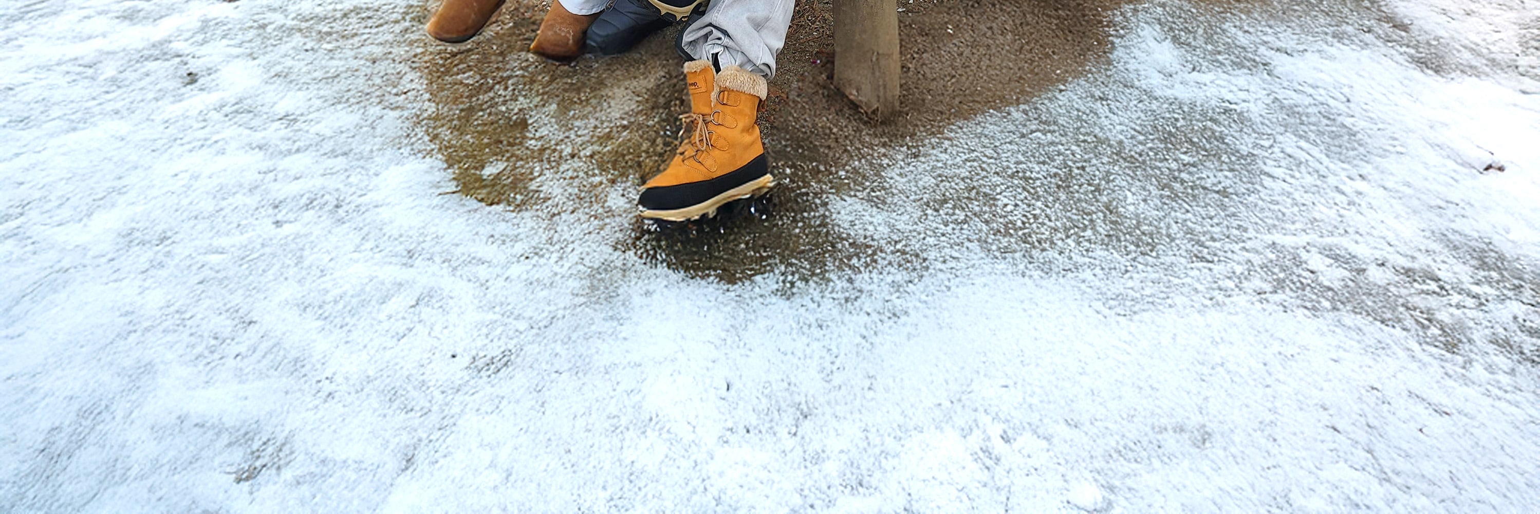 冬季的南怡島，白雪皚皚，宛如童話世界。