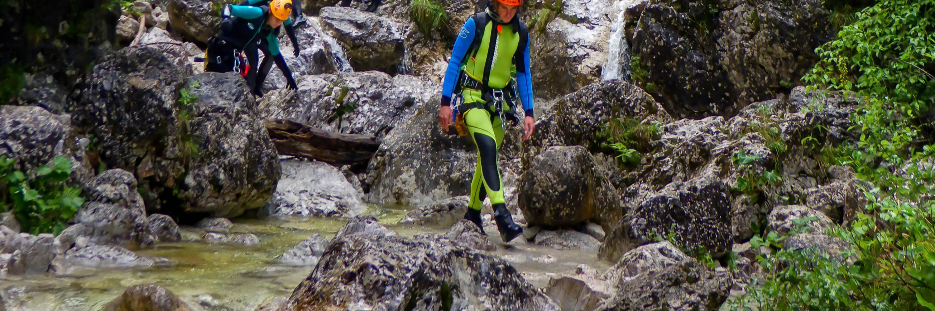 Extreme canyoning in Triglav national park