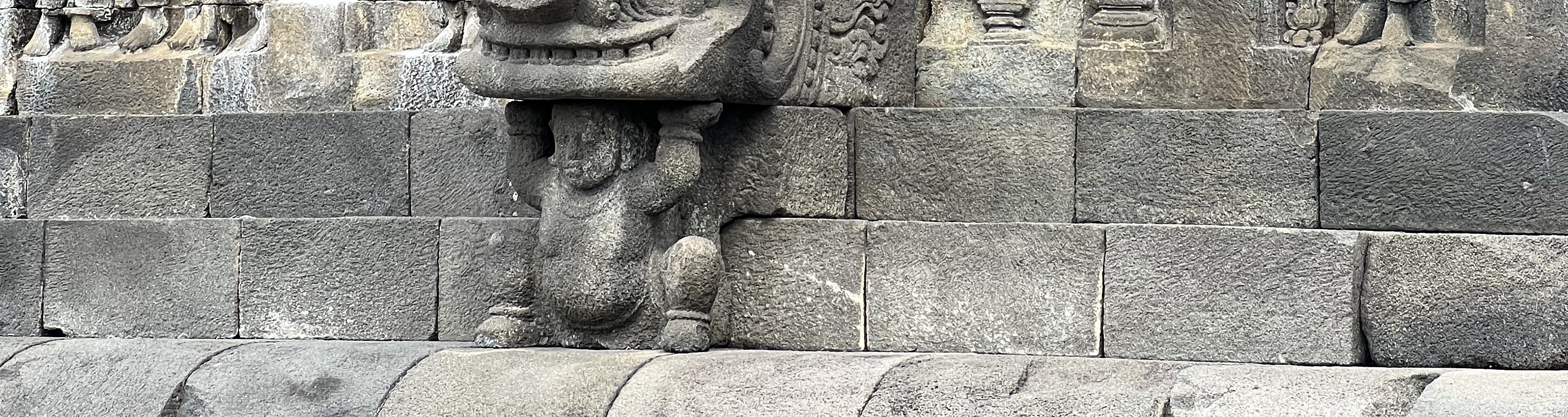 stupa in borobudur temple