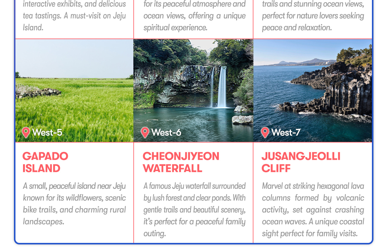 Jeju Car Rental with Driver to Seongsan Sunrise Peak/Osulloc Tea Museum/Cheonjeyeon Waterfalls/Folk Village