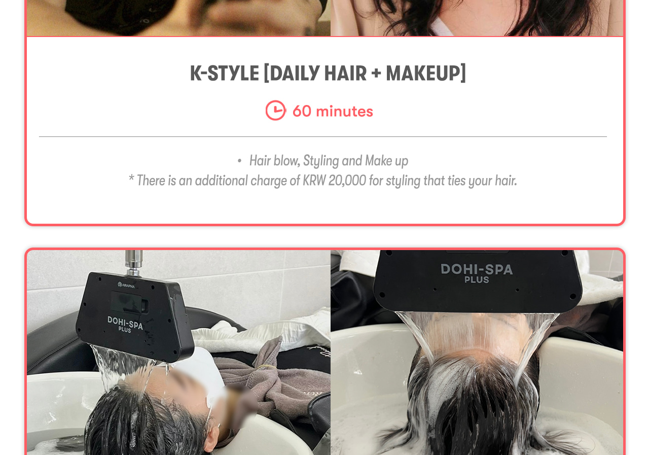 Myeong-dong Hairstyling Experience at Herique (Franck Provost)