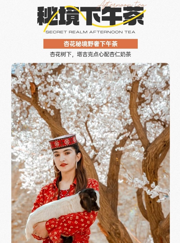 【櫻花季促銷】新疆南疆帕米爾杏花6日（盤龍古道+班迪爾藍湖+喀什古城+木吉火山口+白沙湖）