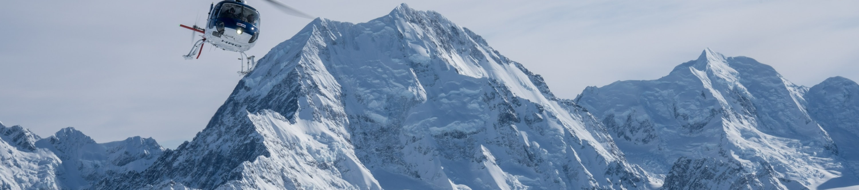 奧拉基庫克山直升機觀光（阿爾卑斯 / 雪川著陸）