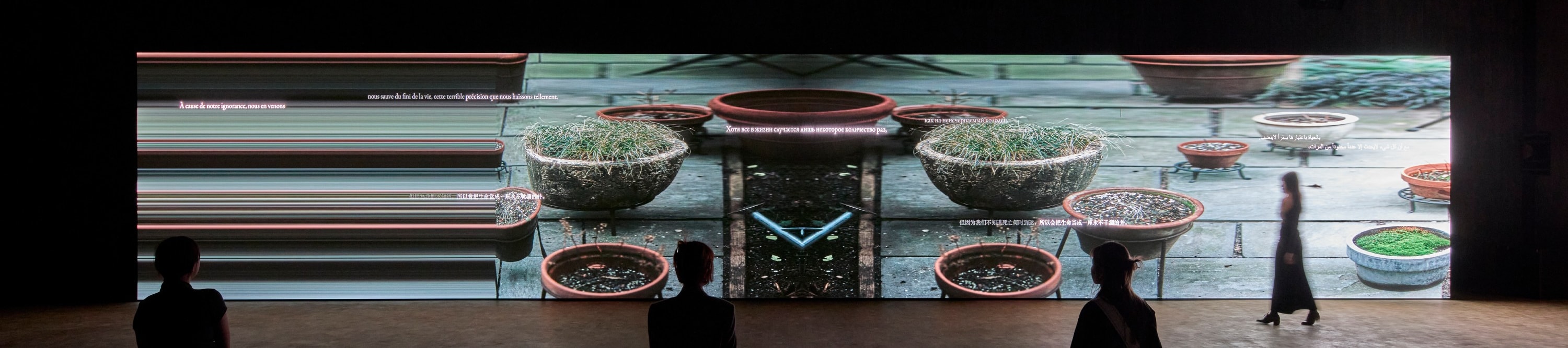 「坂本龍一 | 觀音・聽時」展覽現場，2026年，© 2026 KAB Inc.，攝影：鄭樂天，圖片由M+提供 