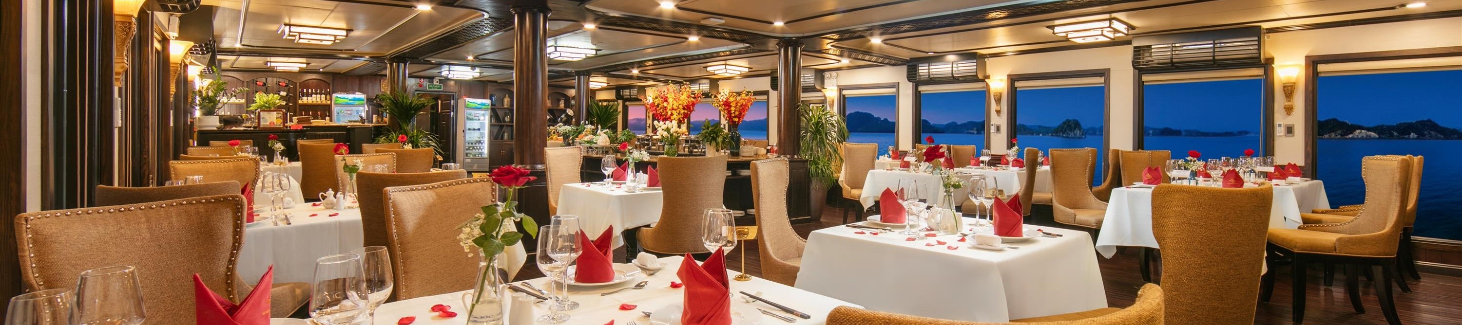 【路線2】下龍灣2天1夜遊輪之旅（五星級Arcady Boutique Cruise）