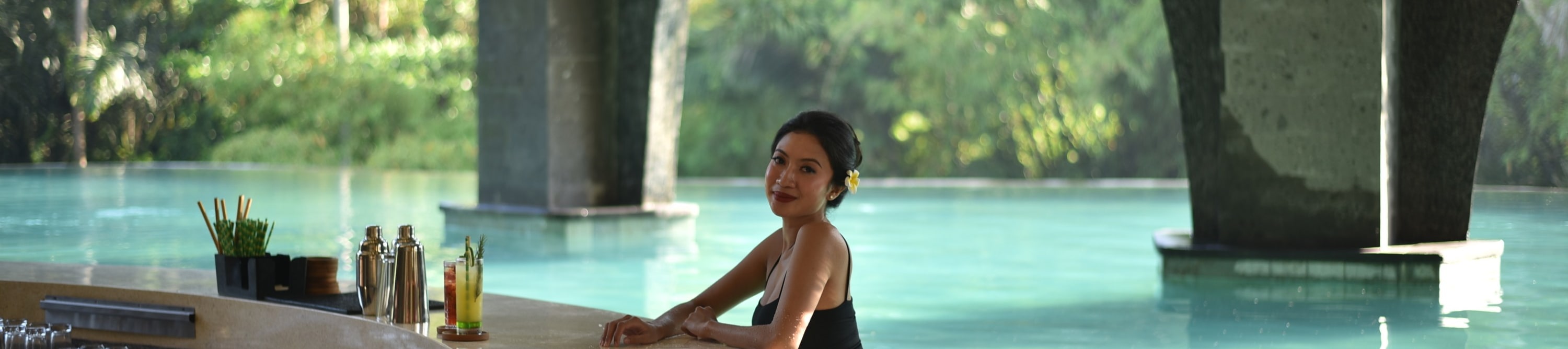烏布峇里島特拉加辛哈熱帶河流俱樂部通行證 (Tlaga Singha Tropical River Club Pass in Ubud Bali)