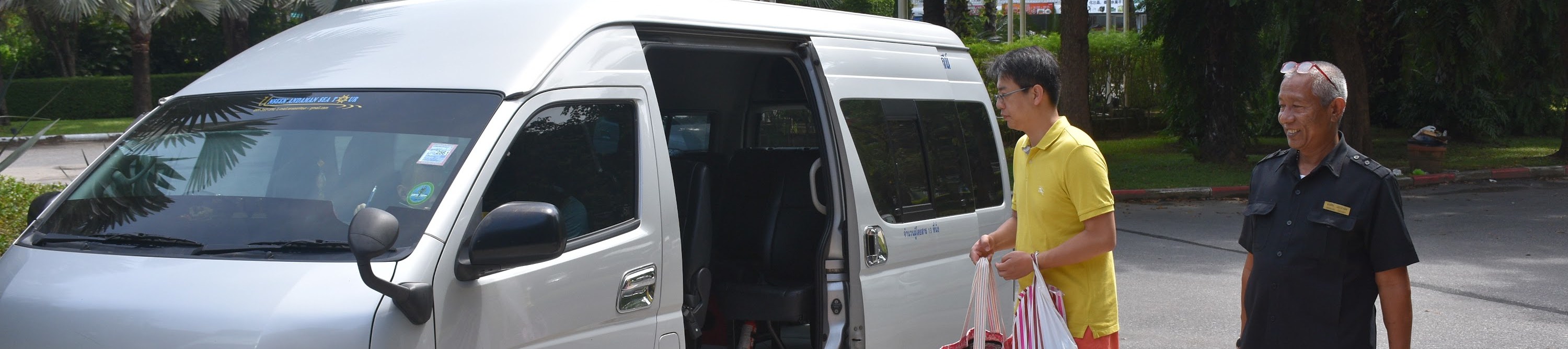 Minivan from the hotel in Phuket