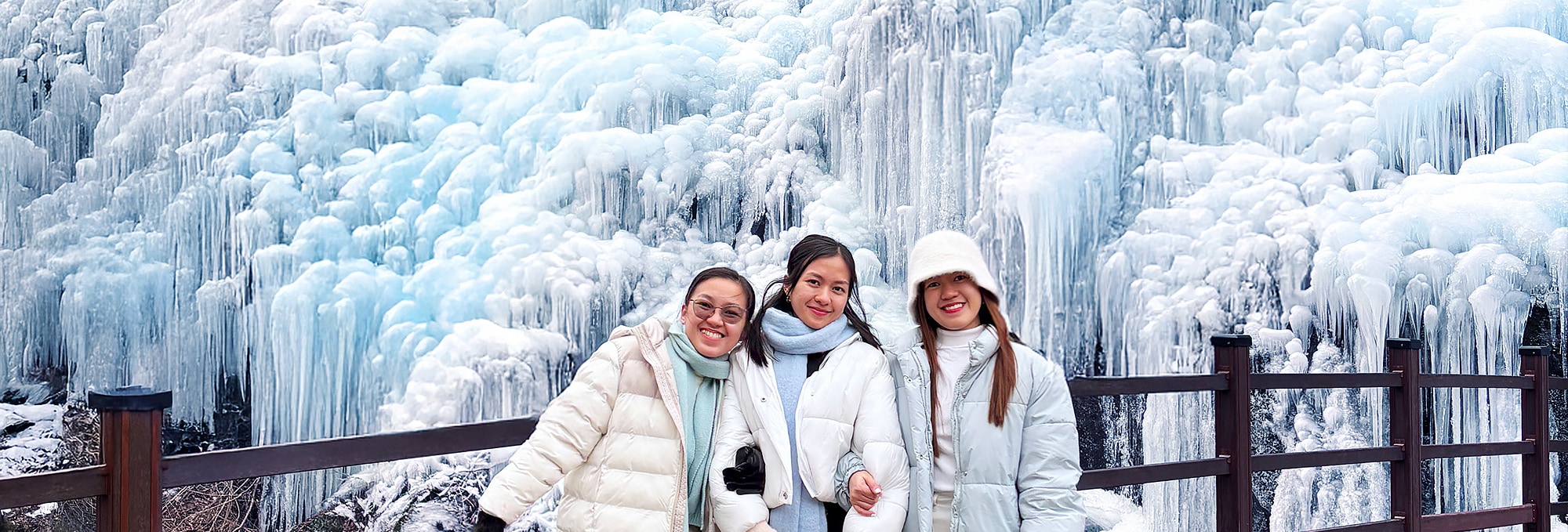 冰崖的壯麗景色，體驗真正韓國冬季的魔力！