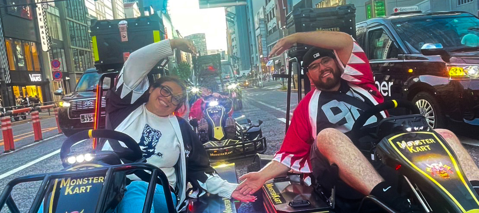 Monster Kart: Through Shibuya to Harajuku in an Original Kart!