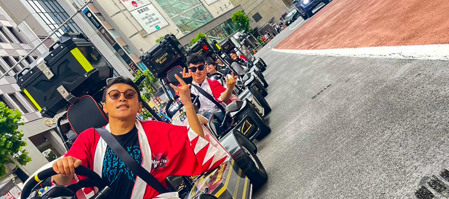 Monster Kart: Through Shibuya to Harajuku in an Original Kart!