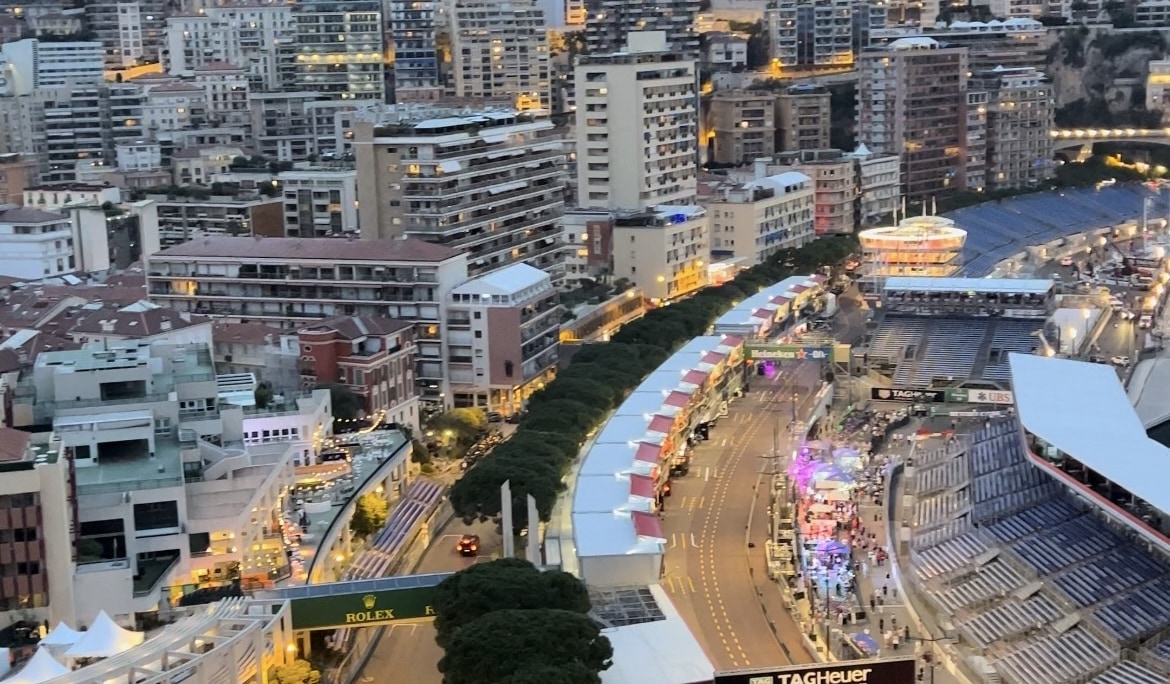 Monaco during the time of the Monaco Grand Prix.