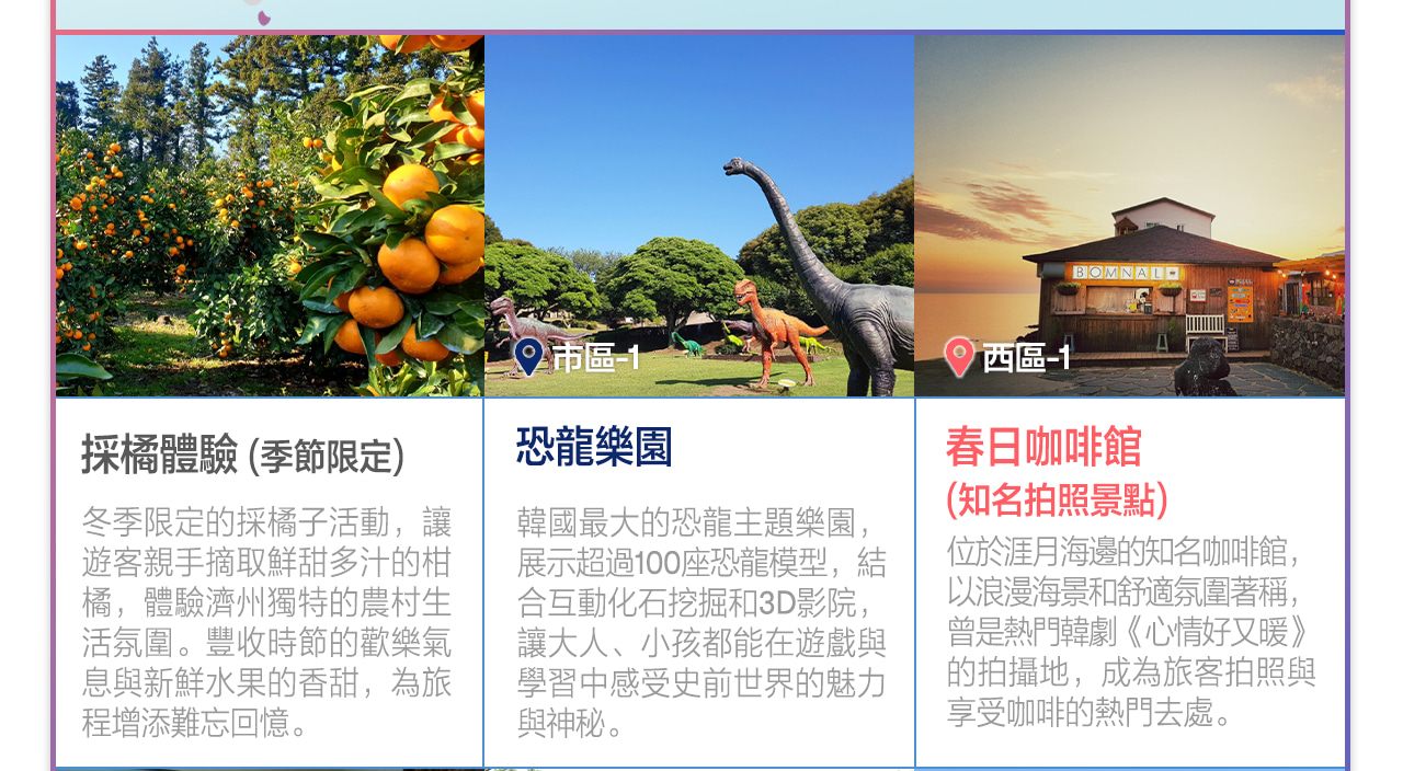 濟州島私人包車遊，帶專業司機兼導遊
