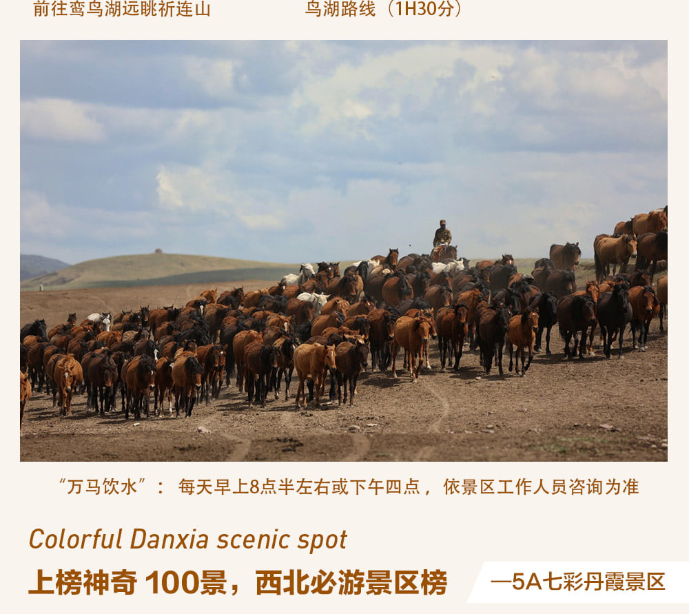 甘肅河西走廊高奢6日遊（支持外賓報名+蘭州一日遊+七彩丹霞+鳴沙山妝造+嘉峪關+莫高窟+天梯山石窟+紫軒酒莊+非遺手工體驗+黃河下午茶）