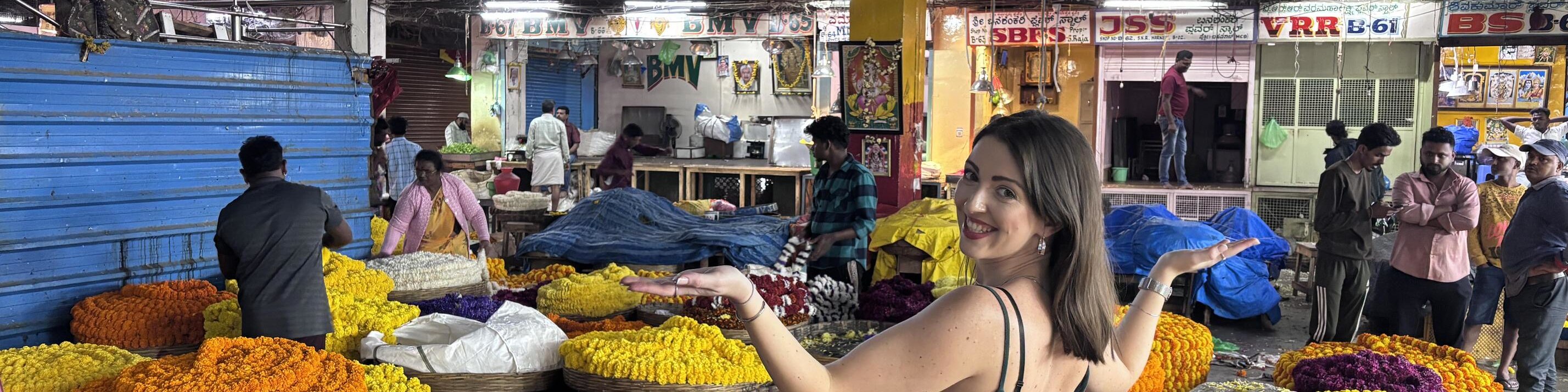 Bangalore : Evening Food Street Walk and Market Visit