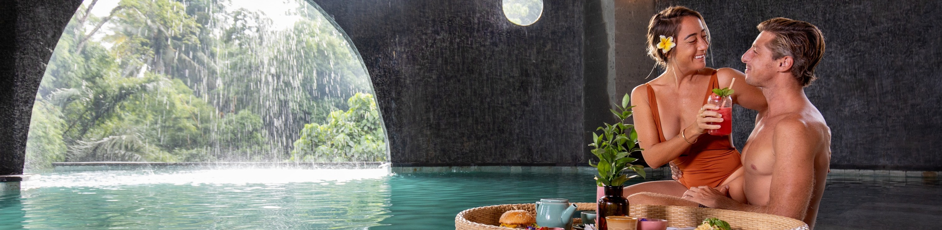 烏布峇里島特拉加辛哈熱帶河流俱樂部通行證 (Tlaga Singha Tropical River Club Pass in Ubud Bali)
