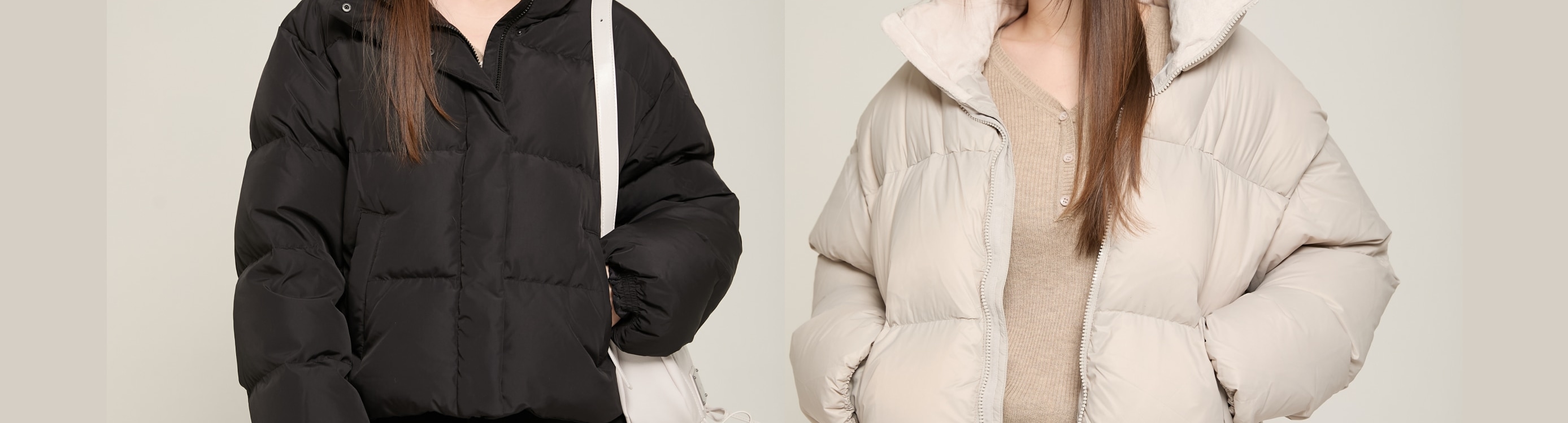 無品牌短款羽絨服