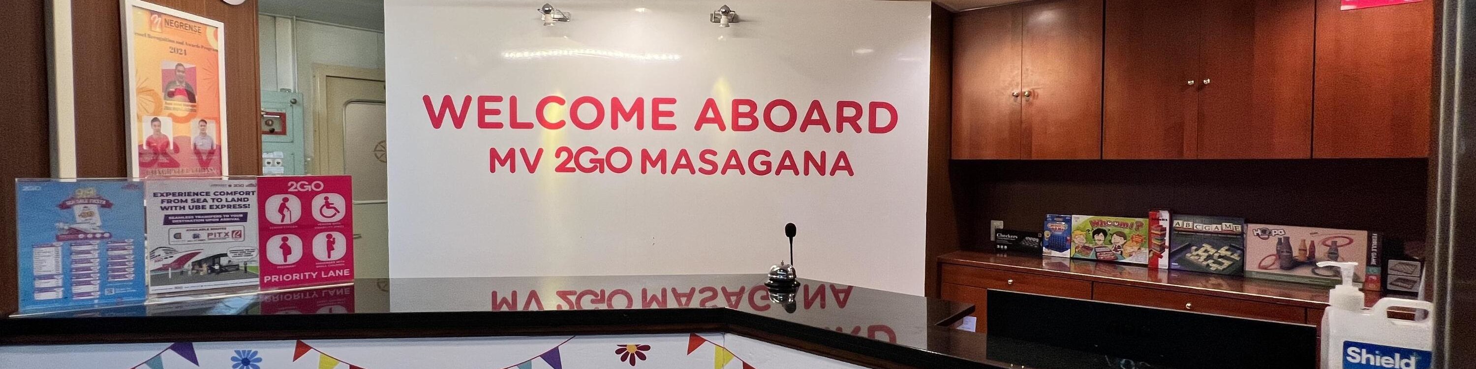 M.V. Masagana 接待櫃台