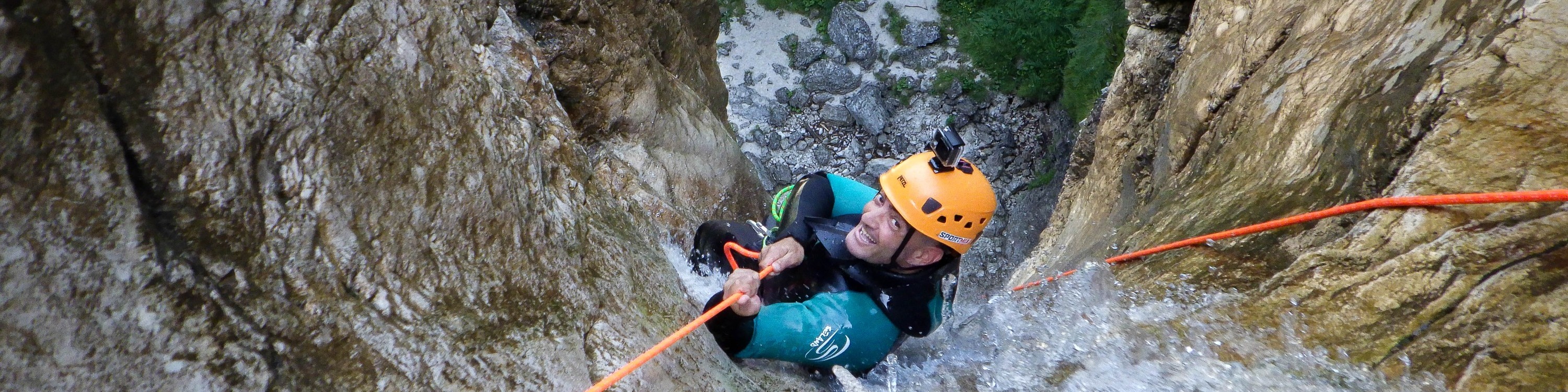 Extreme canyoning in Triglav national park
