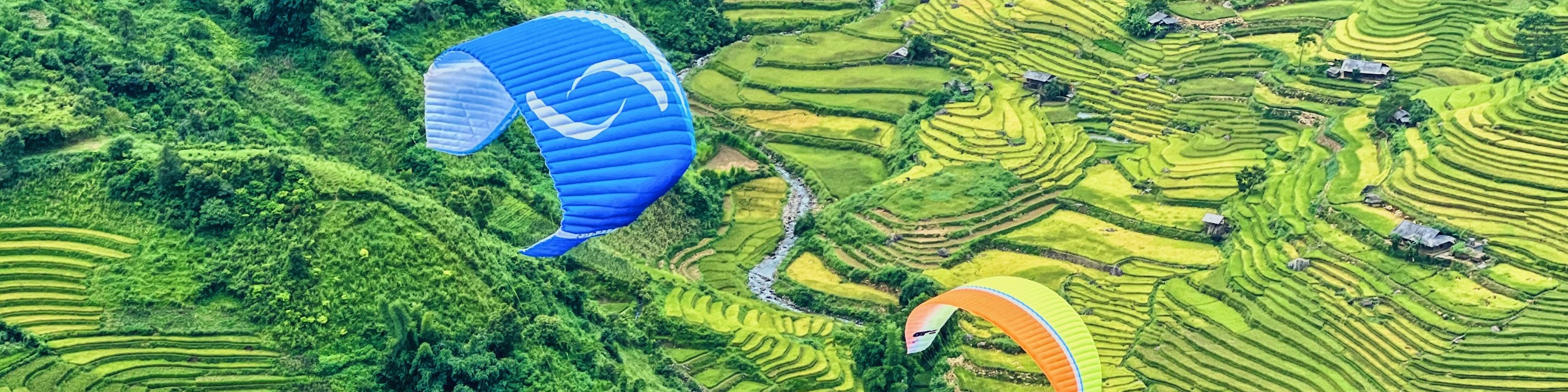 越南木江界（Mu Cang Chai）滑翔傘風景區飛行體驗