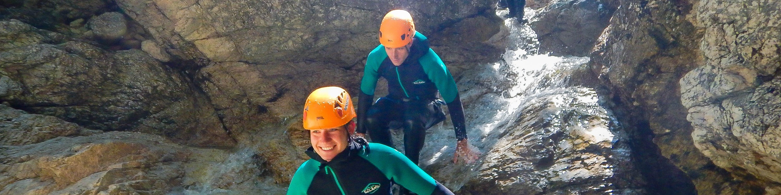 Extreme canyoning in Triglav national park
