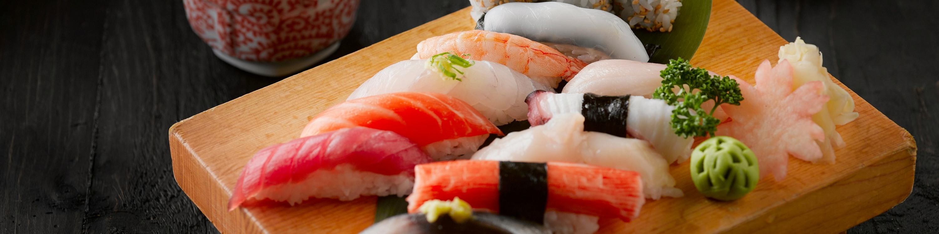 Create several types of sushi using fresh ingredients, and enjoy your handmade meal.