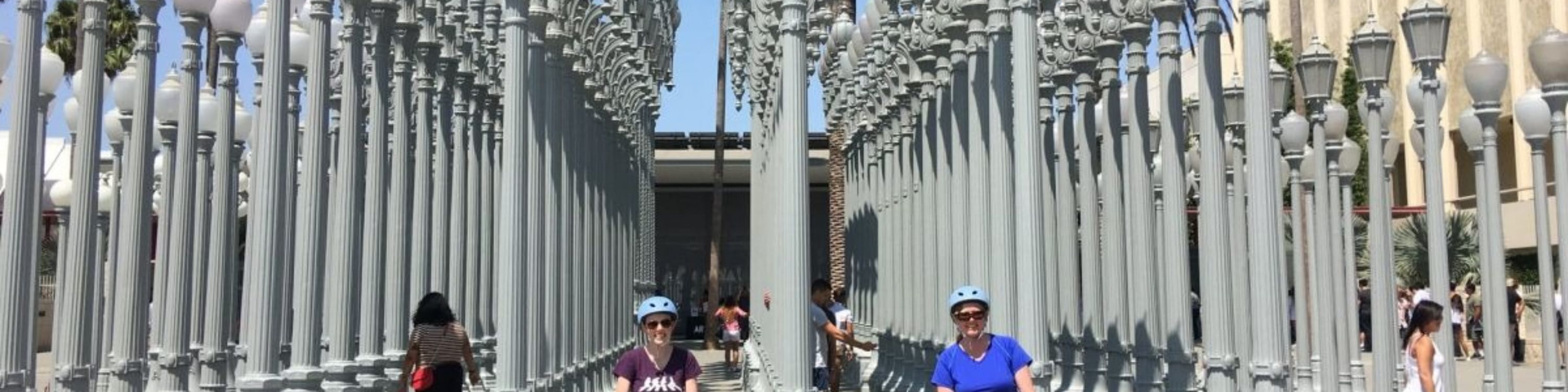 Capture timeless beauty under the glow of vintage street lamps at LACMA