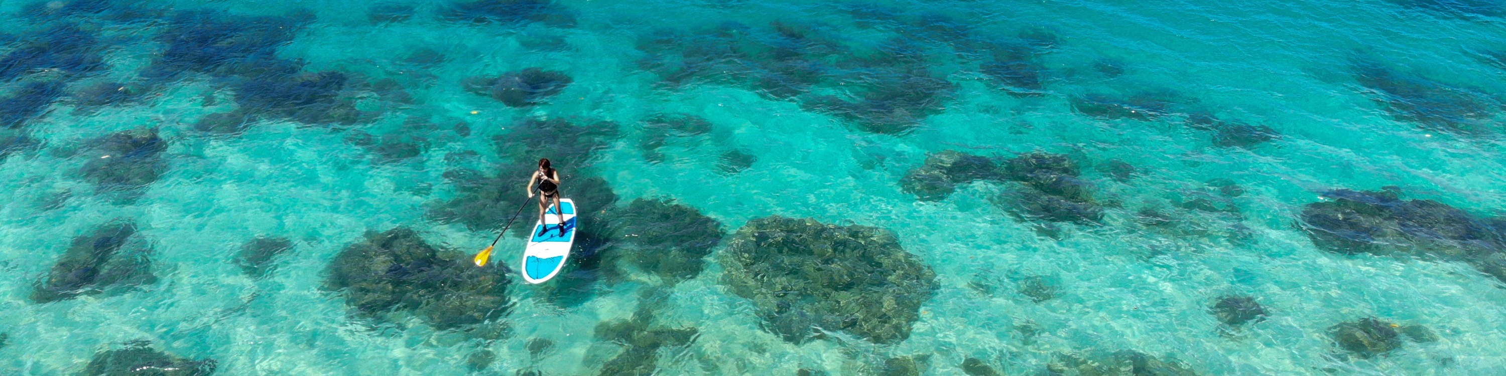 Ishigaki Island/1 day Kabira Bay SUP/Canoe & Blue Cave Snorkeling Experience (Okinawa)