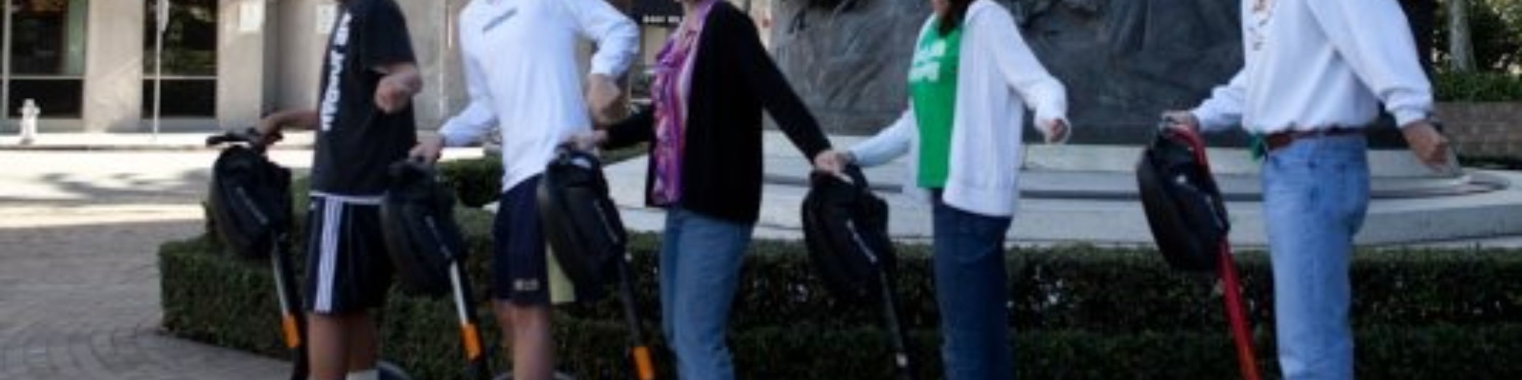 Segway through vibrant neighborhoods rich in charm, elegance, and fascinating tales