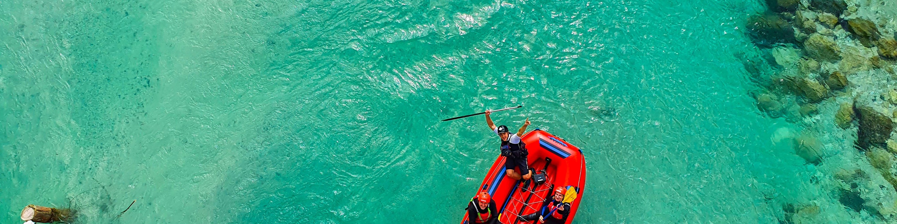Rafting on the Soca River