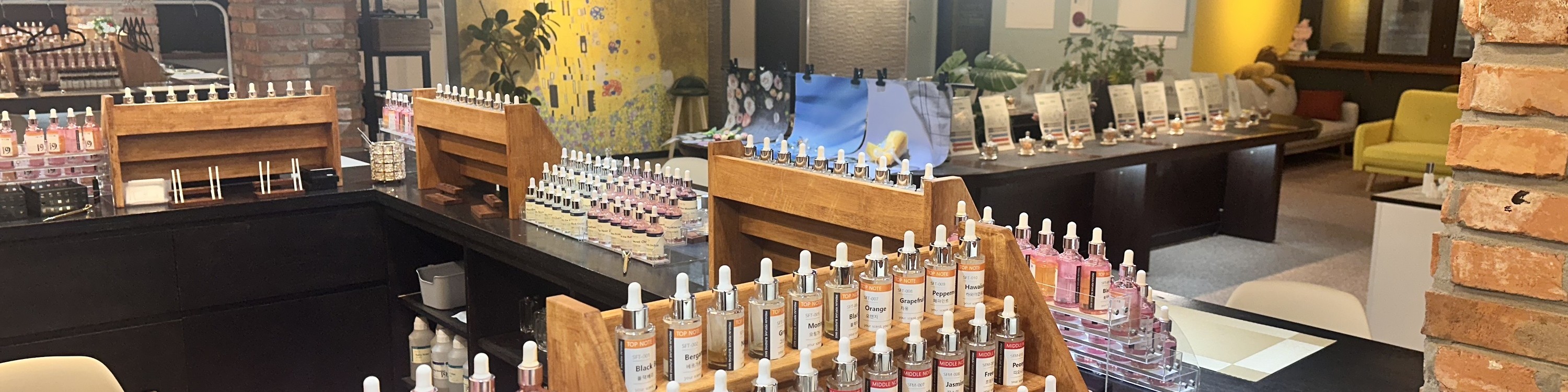The Largest Perfume Studio in Seoul’s Trendy Hongdae – Spacious, Stylish, and Scent-Filled.