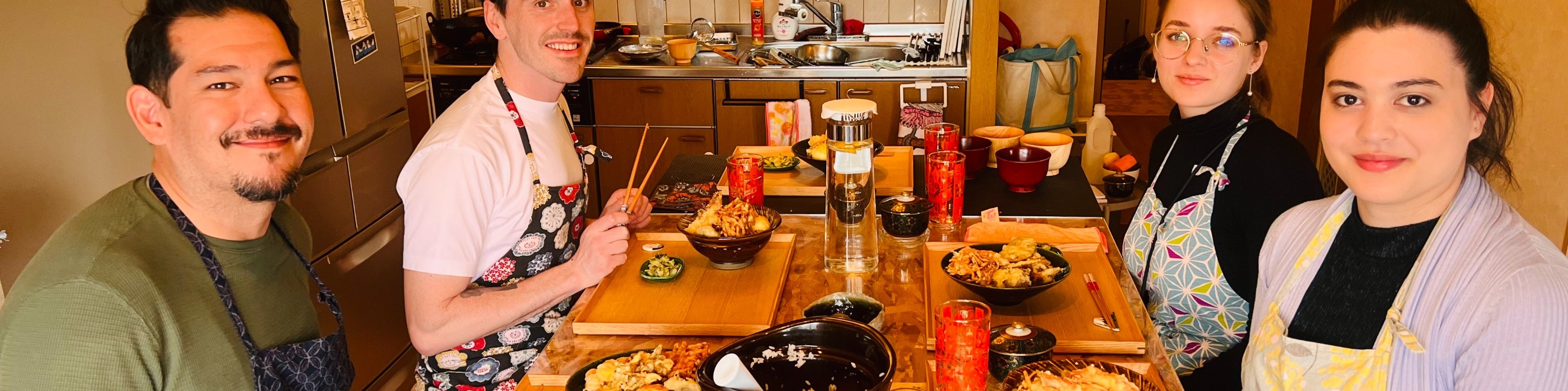 大阪料理課程（脆皮天婦羅蓋飯＆味噌湯）
