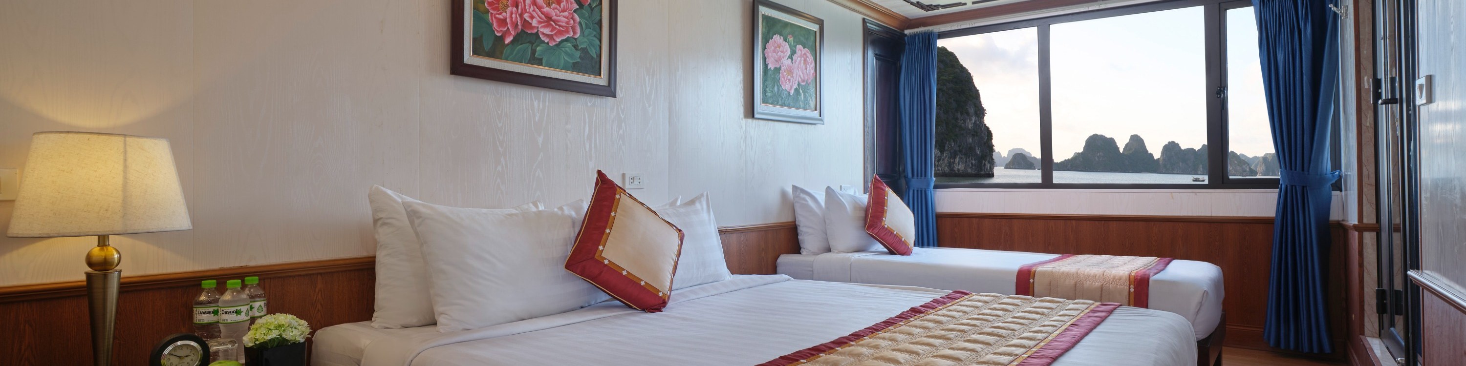 【新路線2】下龍灣2天1夜遊輪之旅（Lavender Elegance Cruise提供）